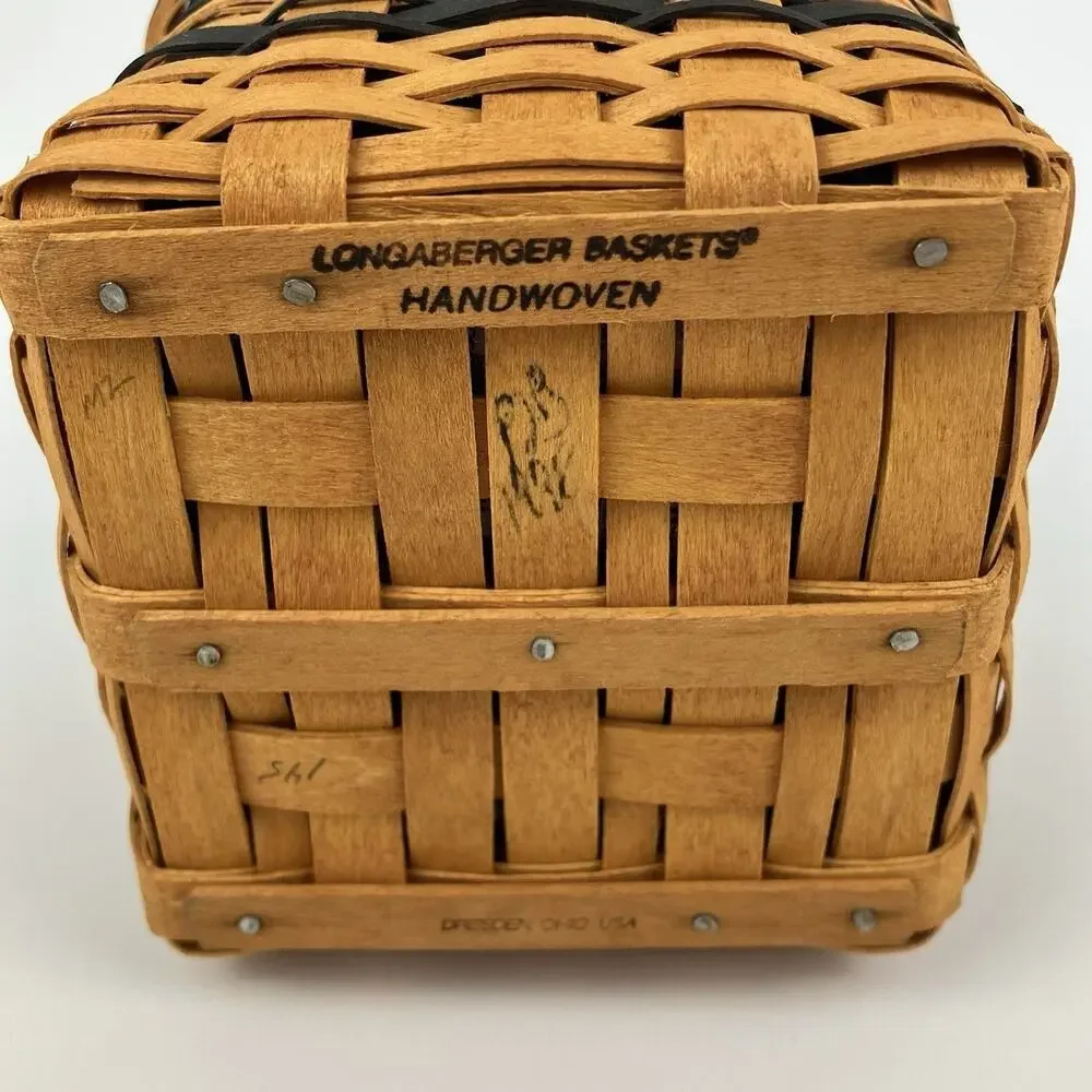 Longaberger Miniature Two Pie Basket | Full Set (SEE DESC) VTG 1998 #12386